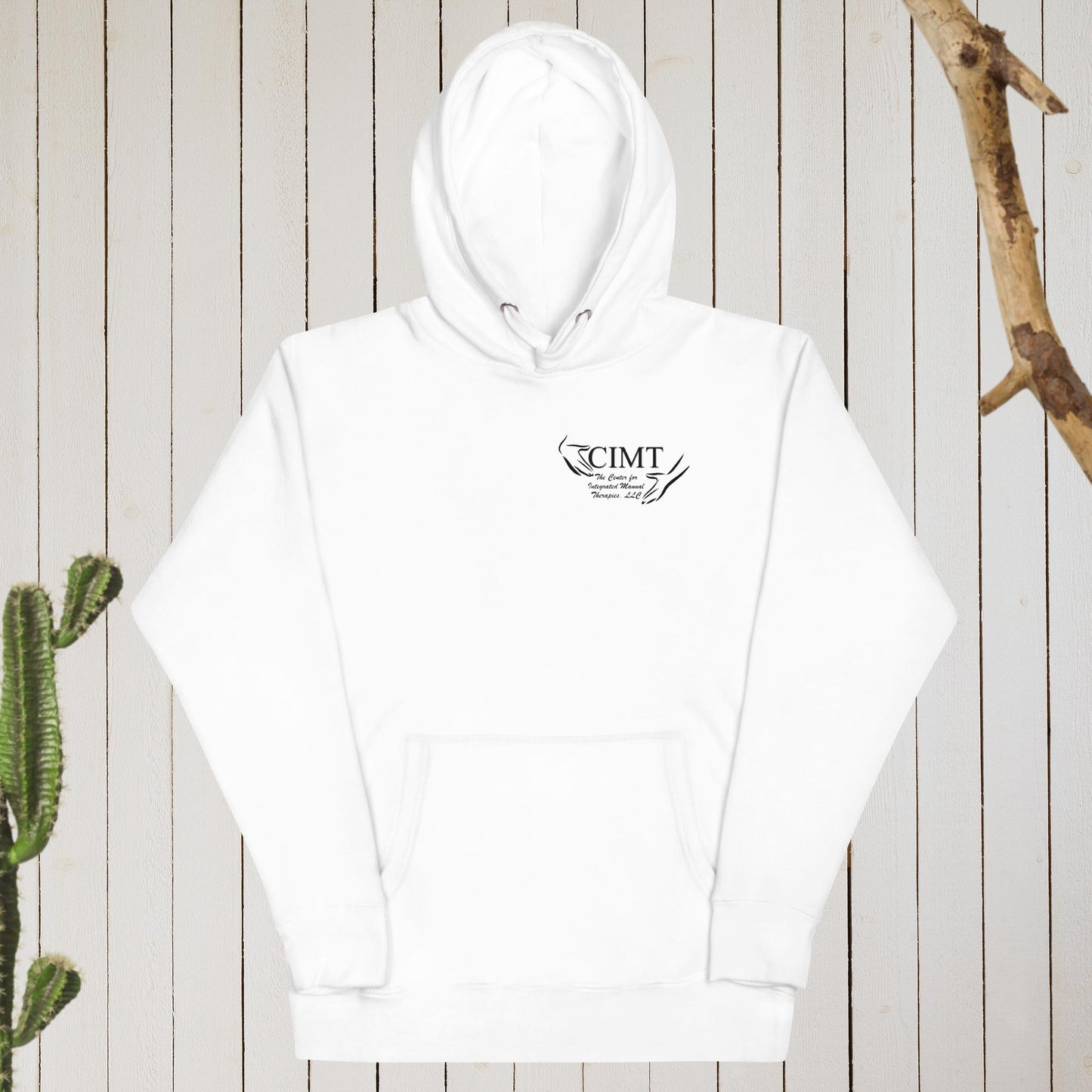 Comfort Hoodie, Black Logo Front Only